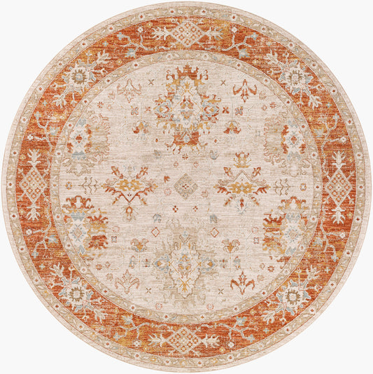 Alfombra redonda tejida a máquina de 1,8 m (6 pies) Avant Garde AVT-2312