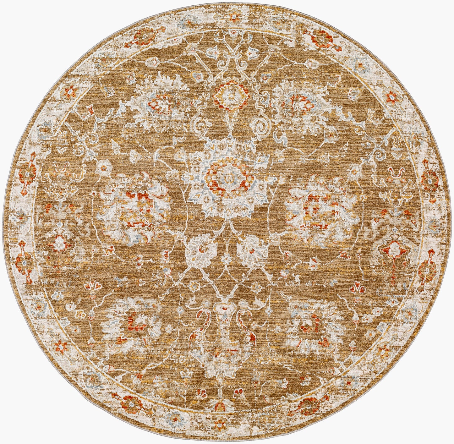 Avant Garde AVT-2320 8ft Round Machine Woven Area Rug