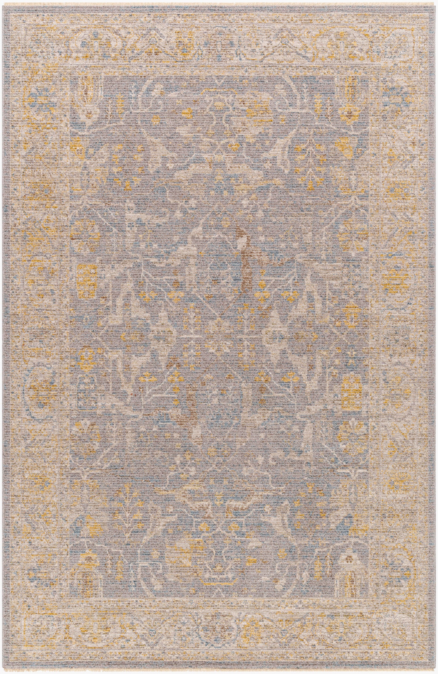 Avant Garde AVT-2349 6ft Round Machine Woven Area Rug