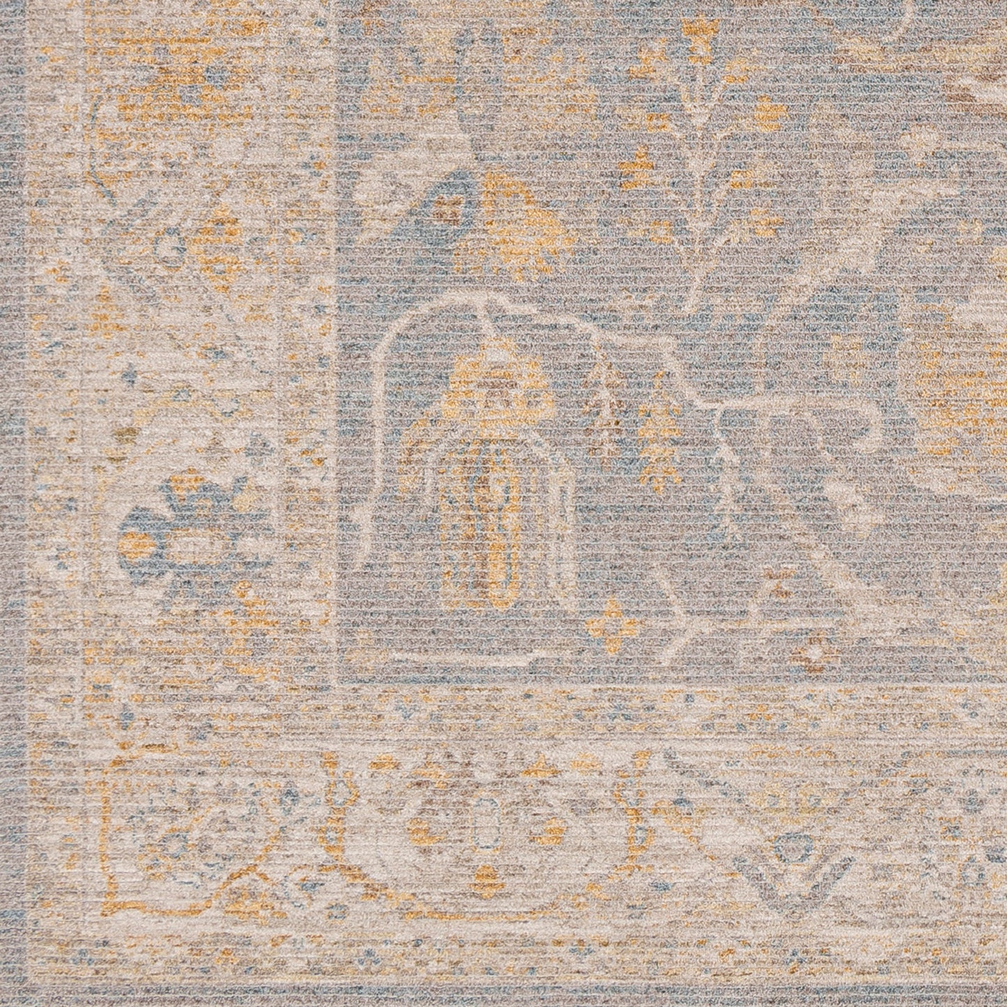 Avant Garde AVT-2349 6ft Round Machine Woven Area Rug