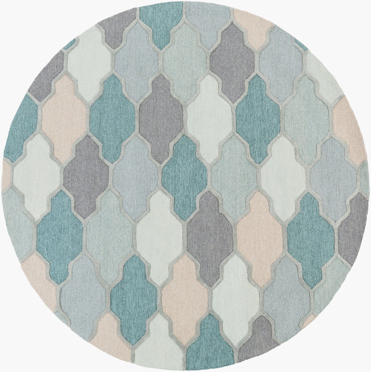 Pollack AWAH-2036 3ft Round Handmade Wool Accent Rug