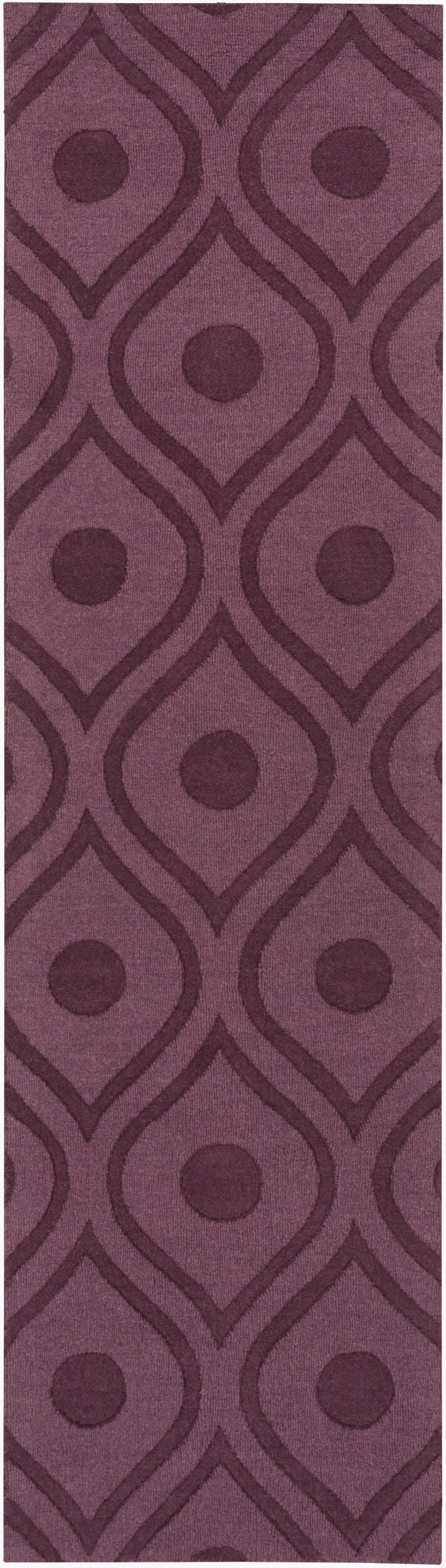 Central Park AWHP-4006 12ft Runner Handmade Wool Runner Rug