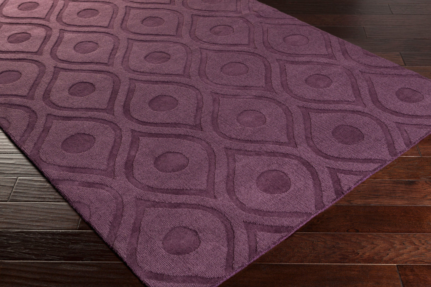Central Park AWHP-4006 12ft Runner Handmade Wool Runner Rug