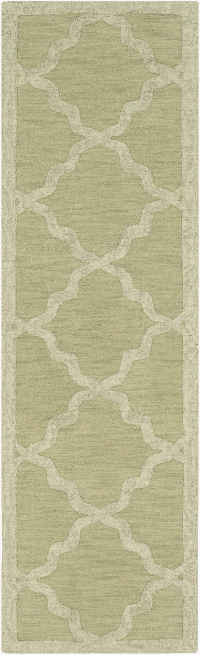 Central Park AWHP-4016 8ft Runner Handmade Wool Runner Rug