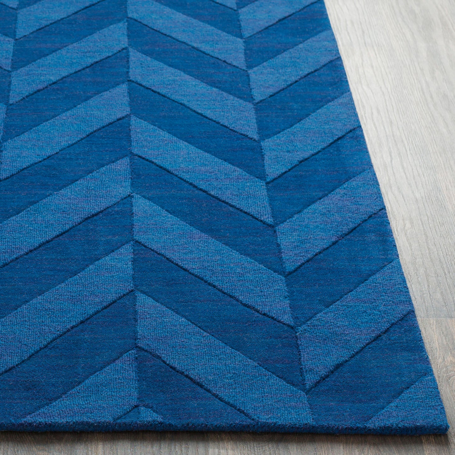 Alfombra redonda de lana hecha a mano Central Park AWHP-4024 de 2,7 m