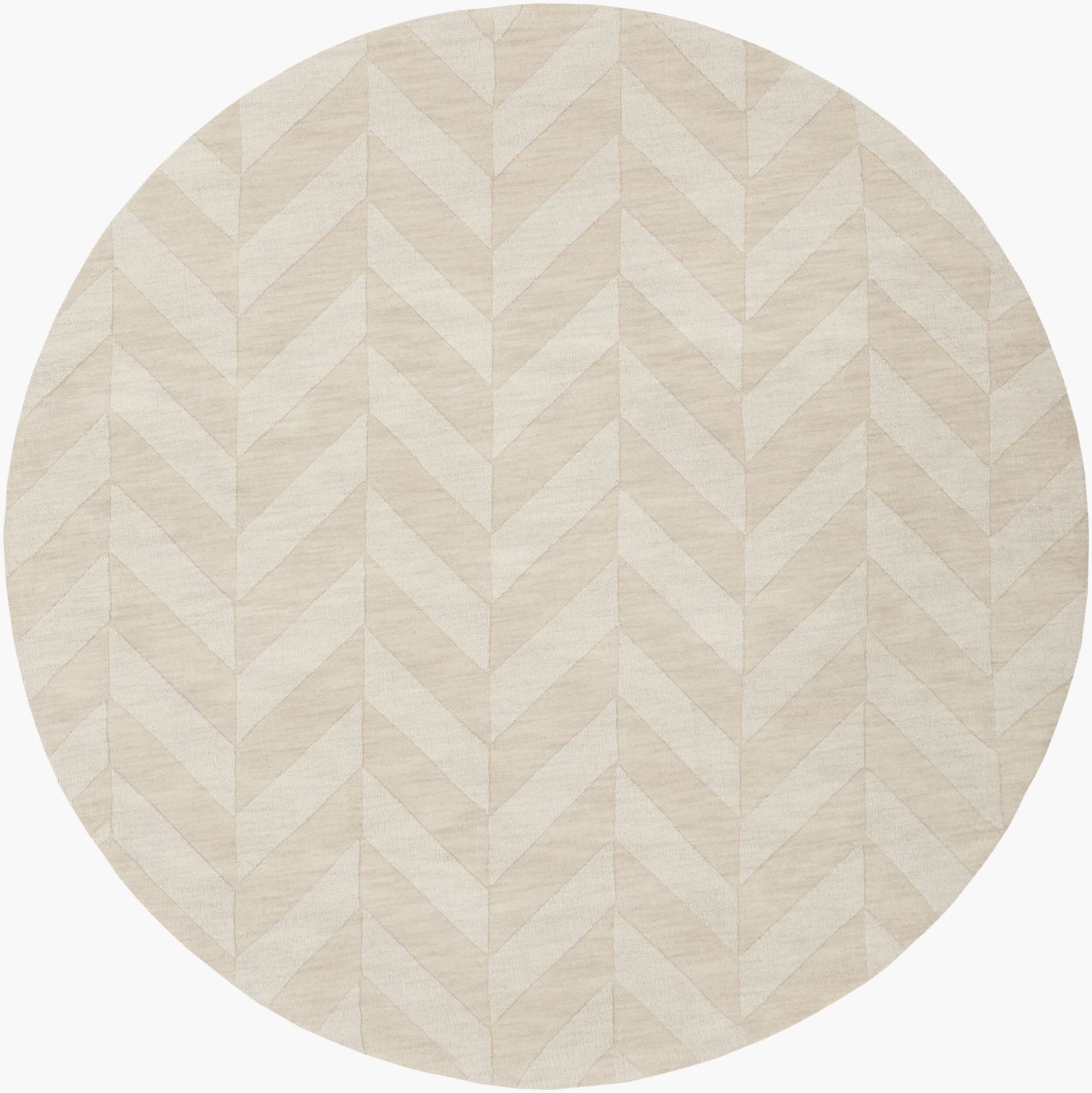 Central Park AWHP-4028 9ft Round Handmade Wool Area Rug
