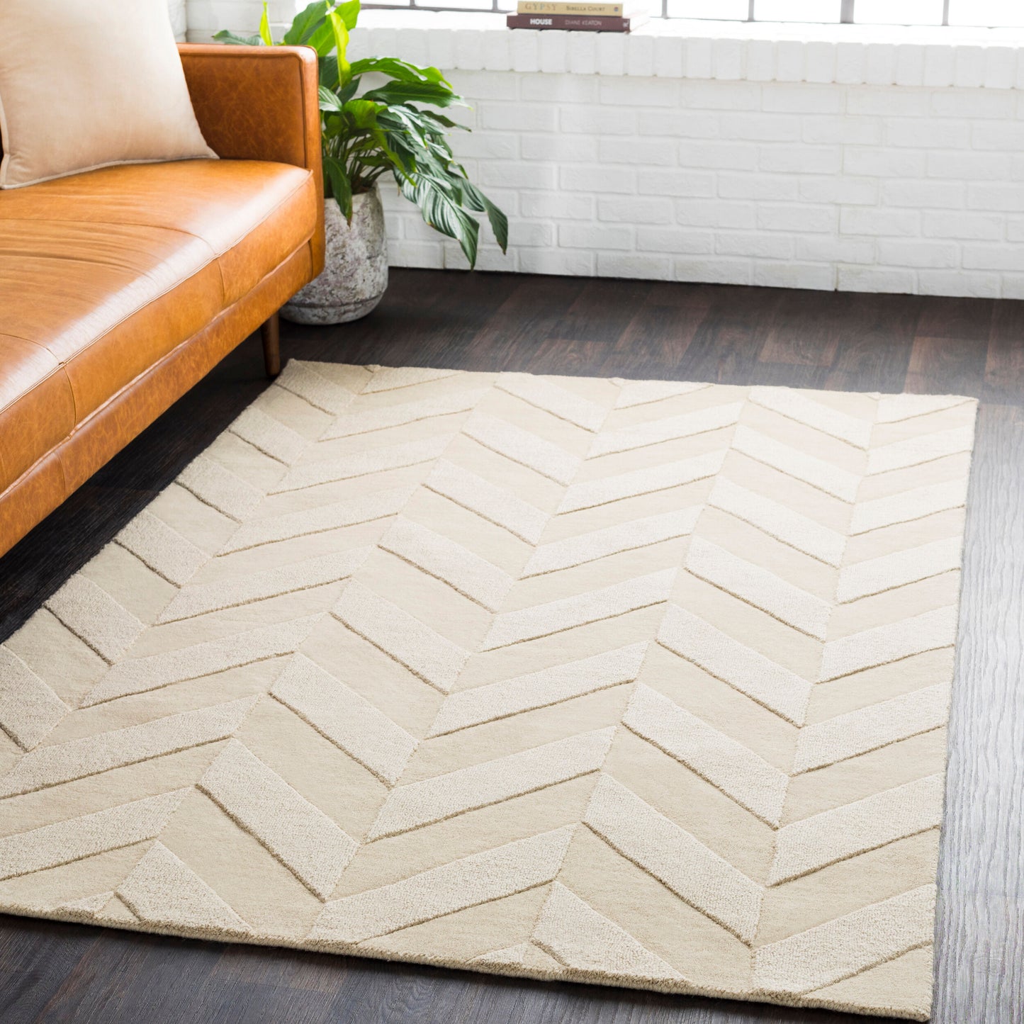 Central Park AWHP-4028 2' x 3' Handmade Wool Accent Rug