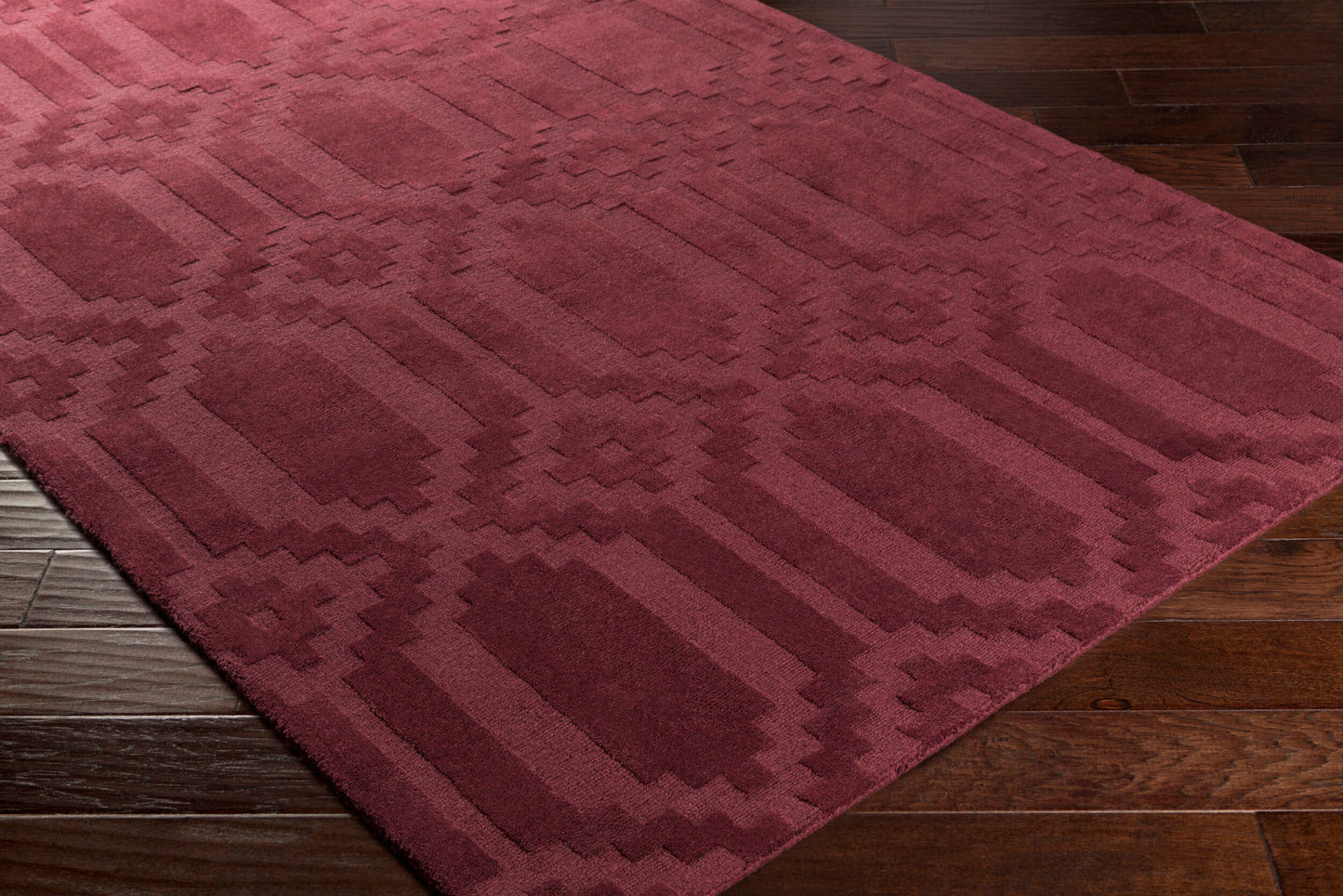 Metro AWMP-4011 6ft Round Handmade Wool Area Rug