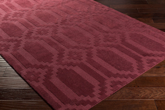 Alfombra redonda de lana hecha a mano Metro AWMP-4011 de 1,8 m