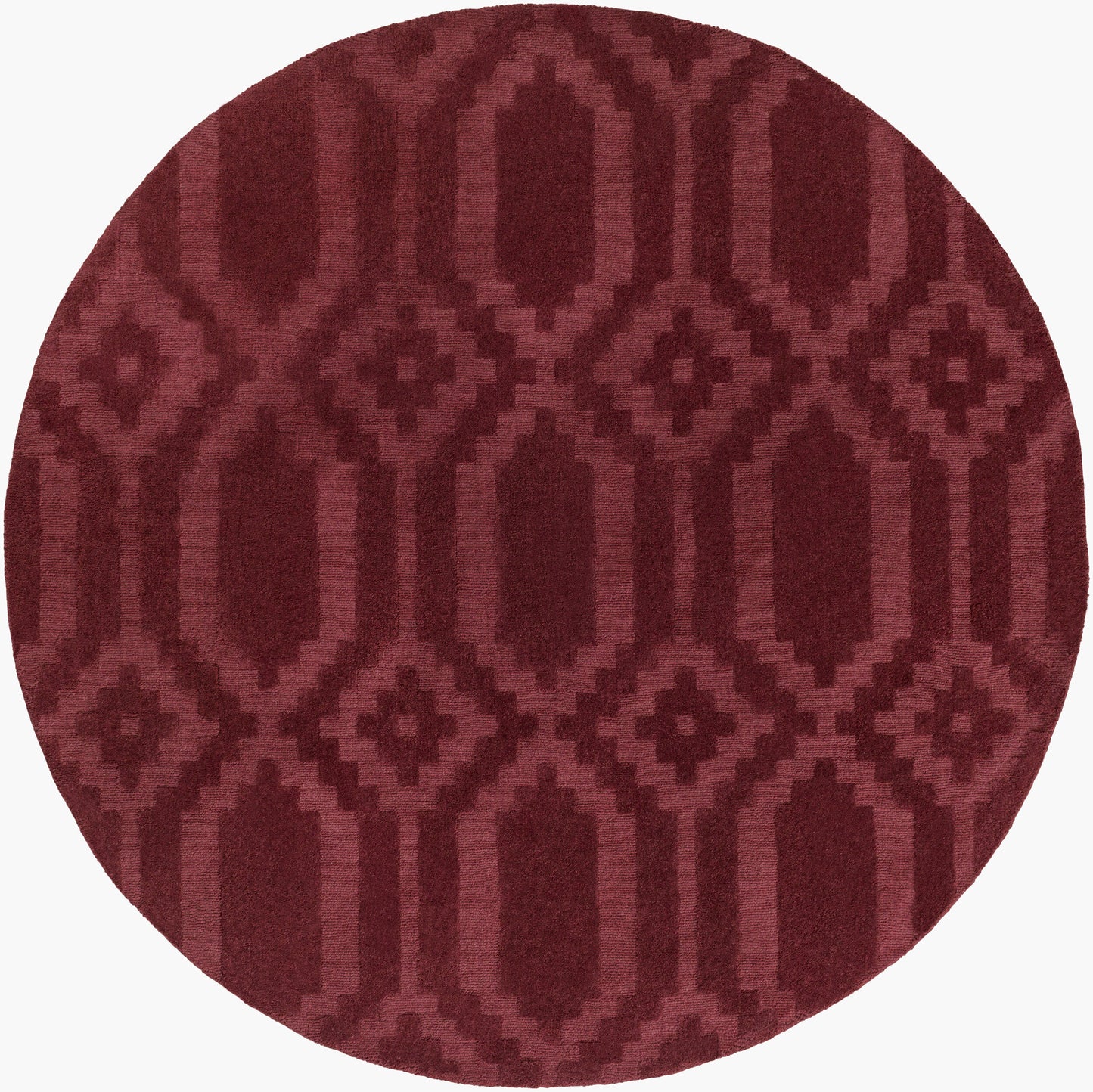 Metro AWMP-4011 6ft Round Handmade Wool Area Rug