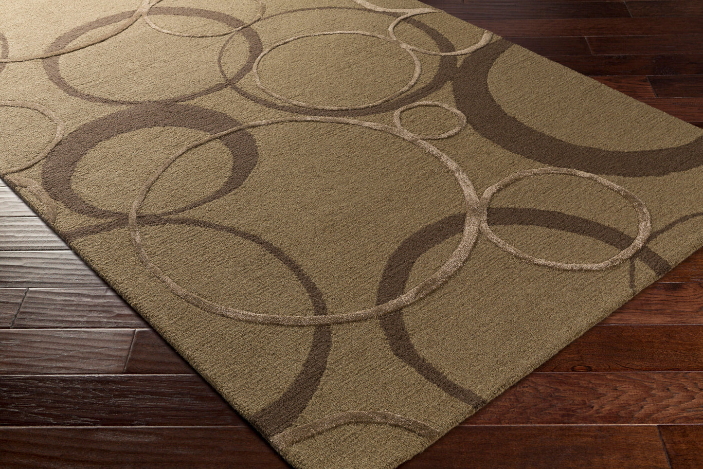 Alfombra de lana hecha a mano Alexander AXR-2351 de 2,4 m