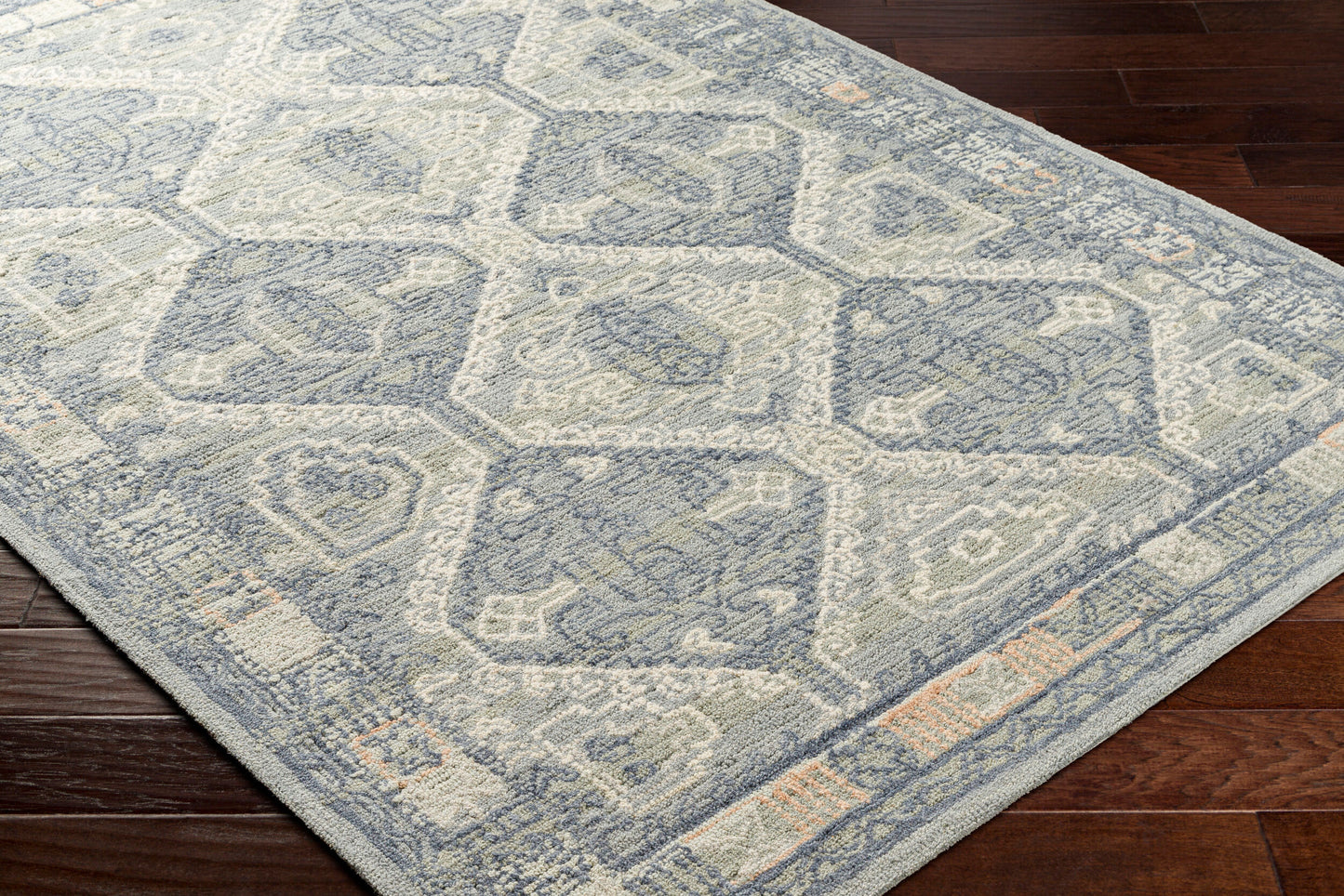 Addyson AYO-2301 5' x 7' Handmade Wool Area Rug