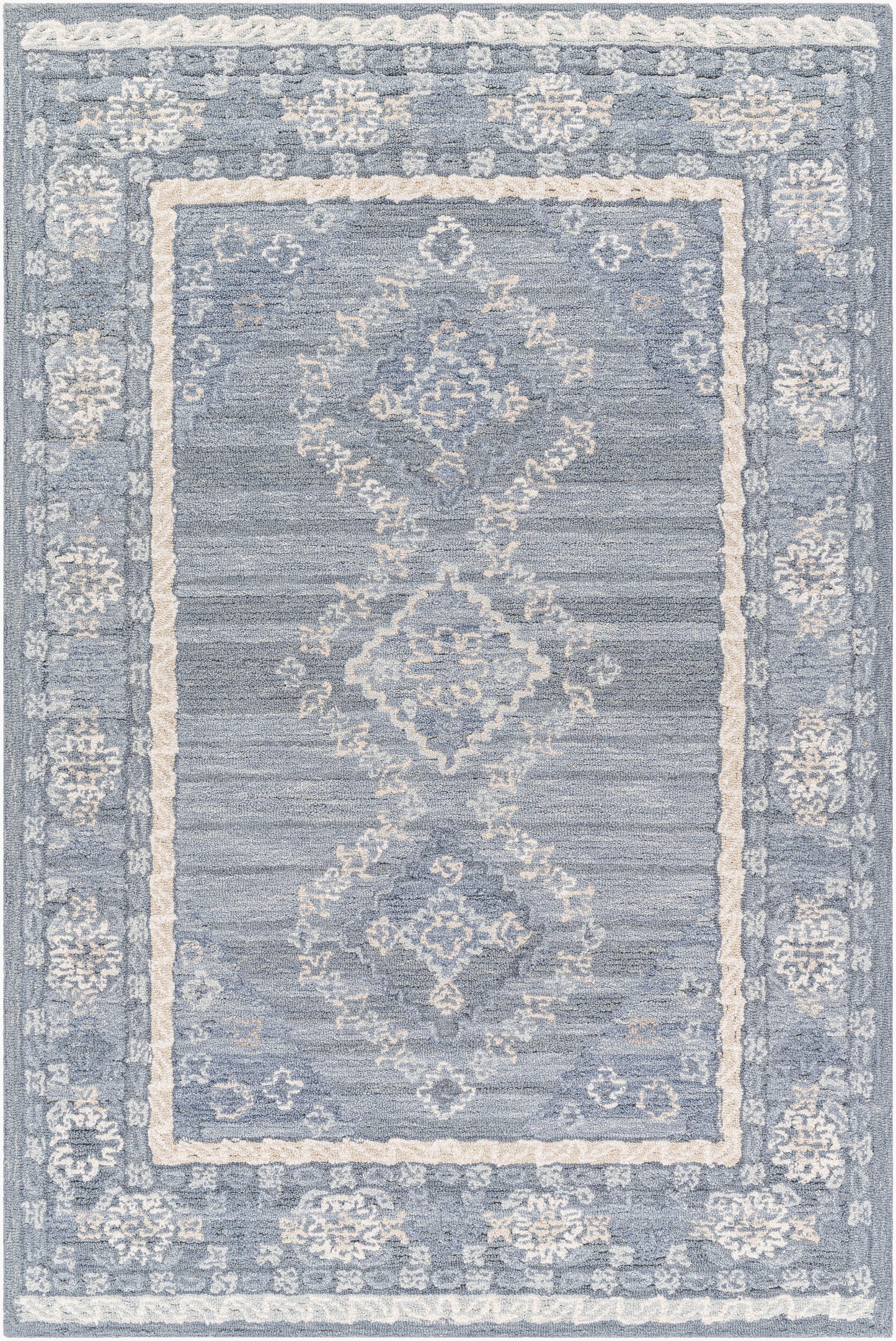 Addyson AYO-2305 2' x 3' Handmade Wool Accent Rug