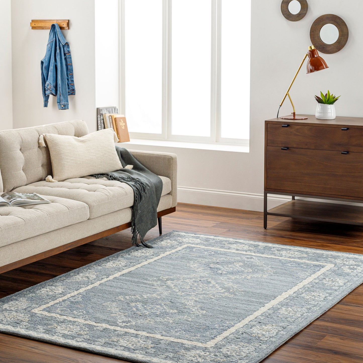 Addyson AYO-2305 9' x 12' Handmade Wool Area Rug