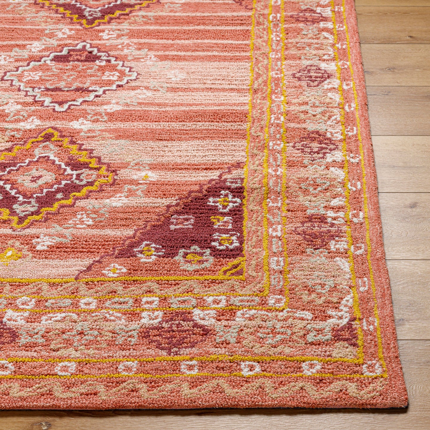 Addyson AYO-2306 2' x 3' Handmade Wool Accent Rug