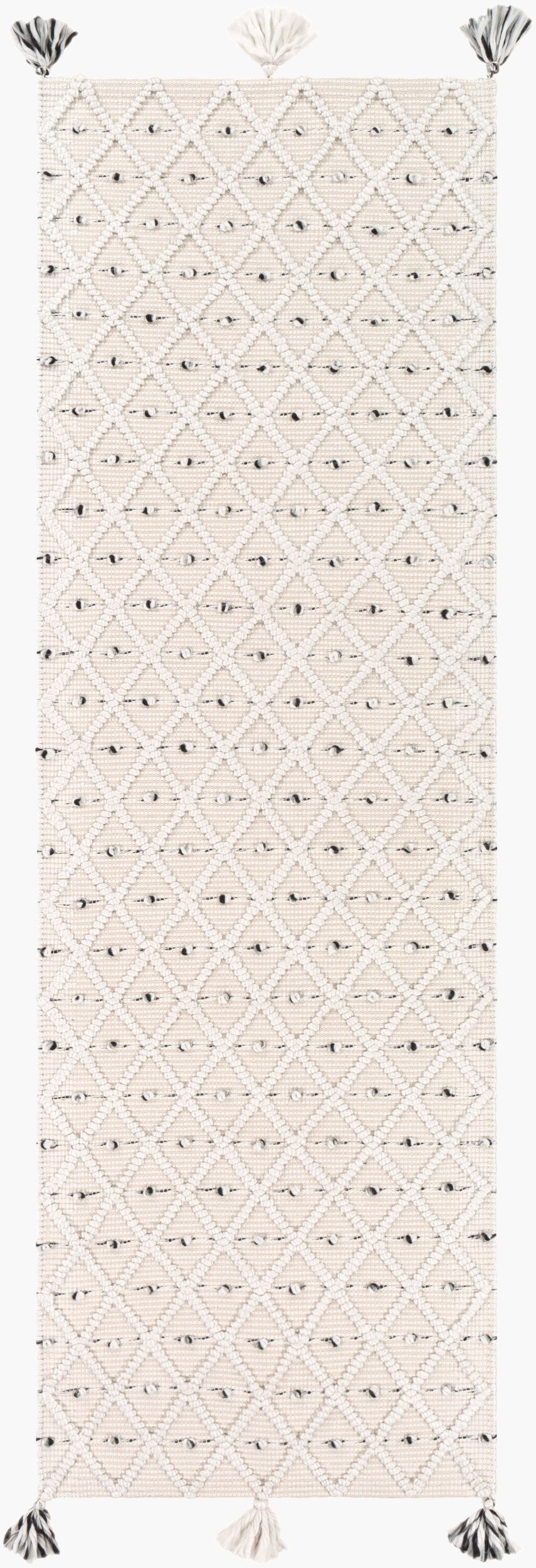 Azalea AZA-2301 8ft Runner Handmade Recyled Runner Rug