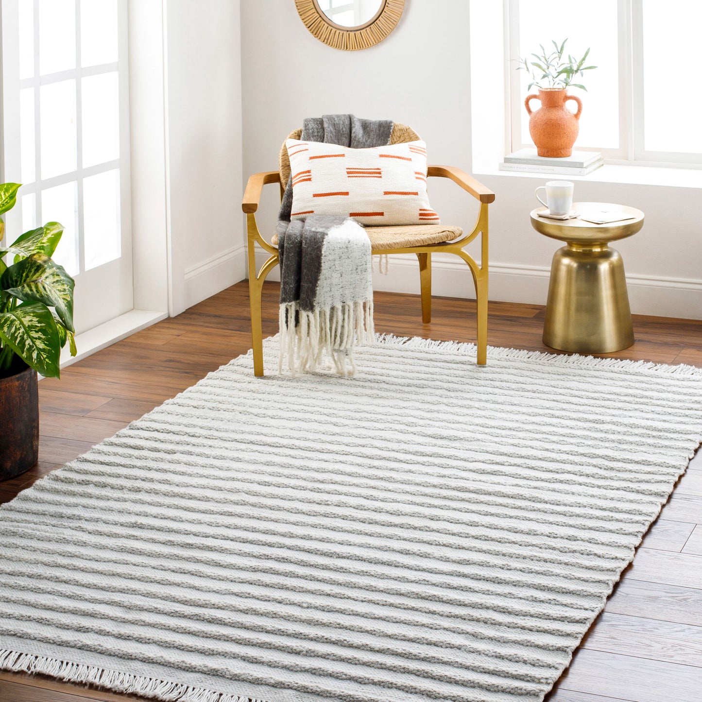 Azalea AZA-2336 2' x 3' Handmade Recyled Accent Rug