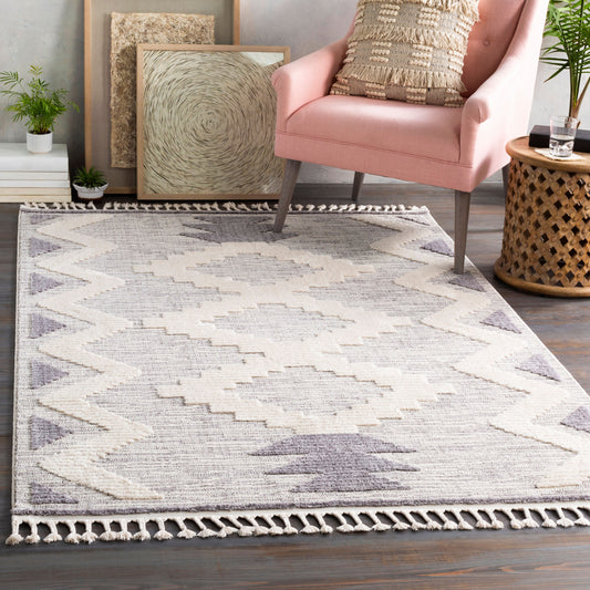 Azilal AZI-2302 8' x 10' Machine Woven Area Rug
