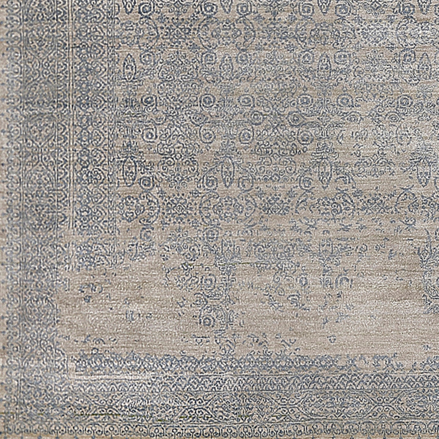 Bayburt BAY-1750 2' x 3' Handmade Silk Accent Rug