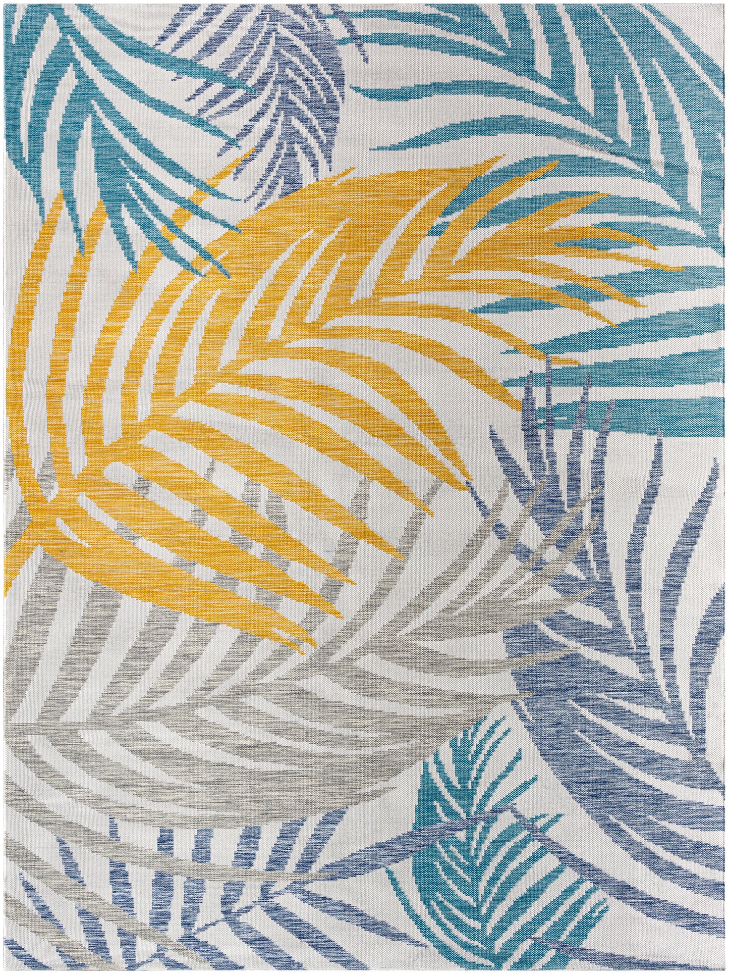 Alfombra Barbados BBD-2301 de 1,52 m x 2,13 m, tejida a máquina, para interior y exterior