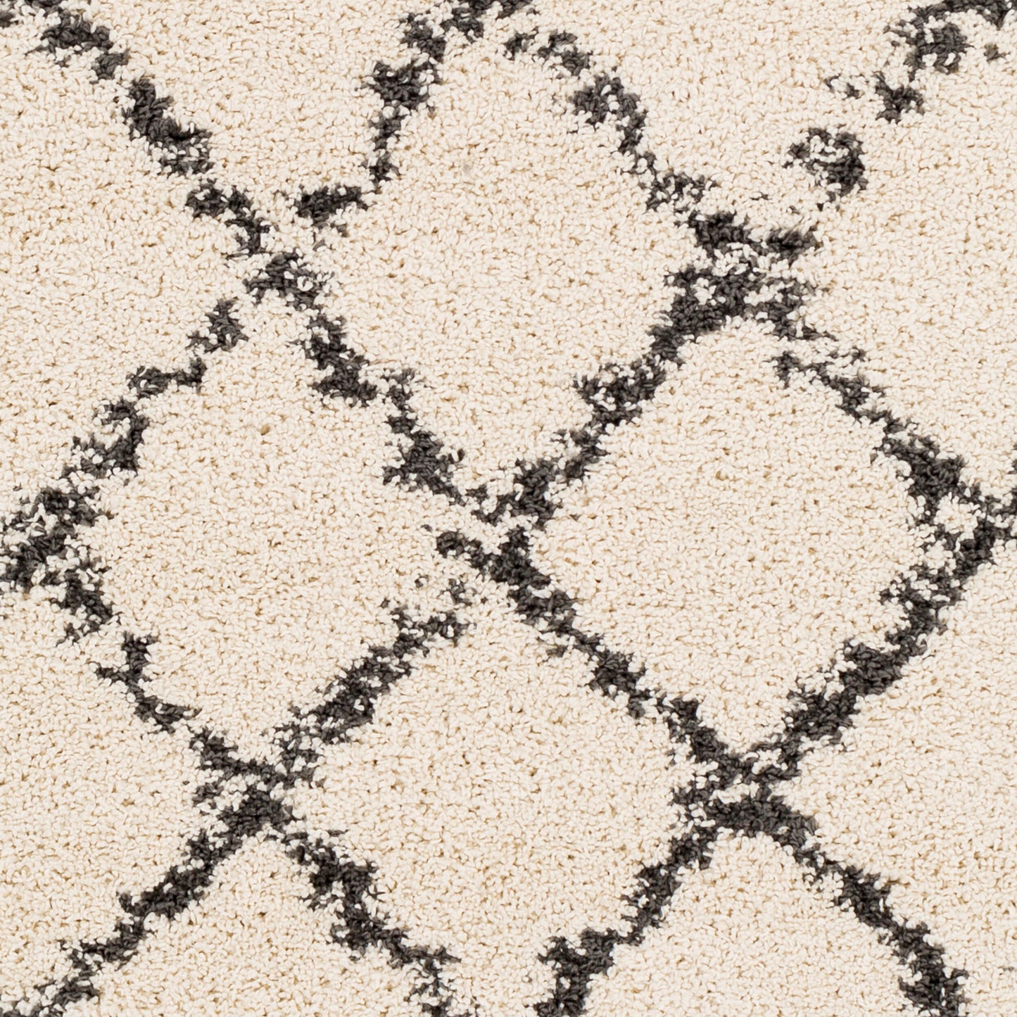 Berber Shag BBE-2300 8ft Square Machine Woven Area Rug