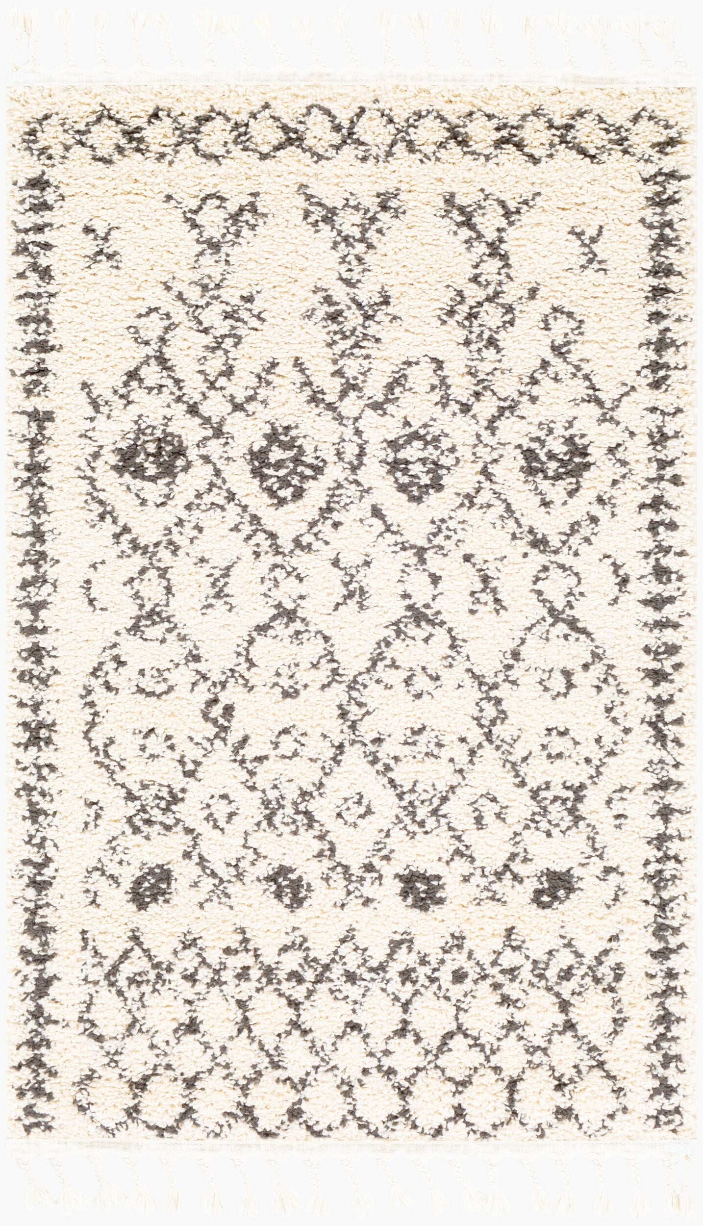 Berber Shag BBE-2302 3'1" x 4'11" Machine Woven Accent Rug