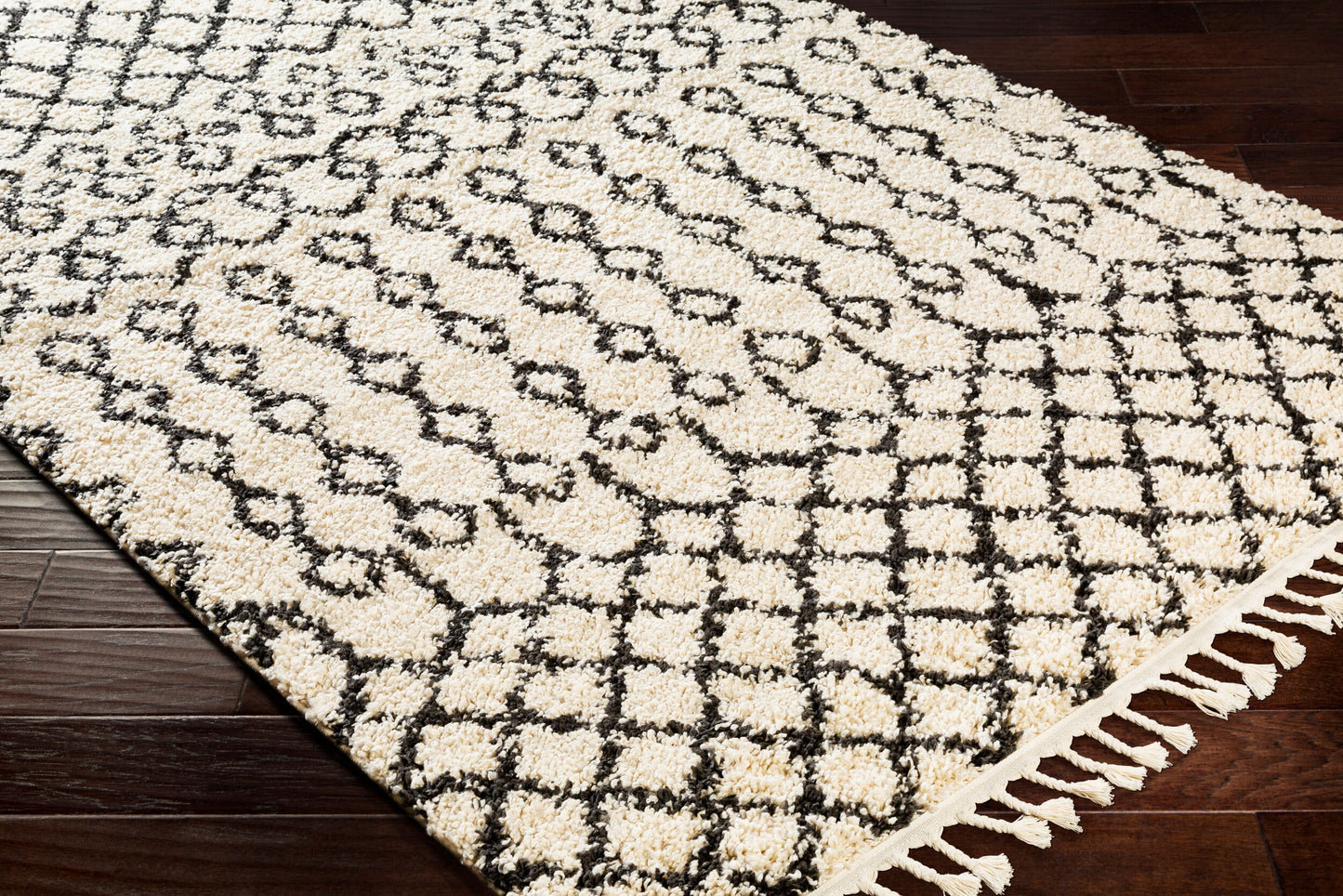 Alfombra tejida a máquina Berber Shag BBE-2309 de 1,52 m x 2,13 m