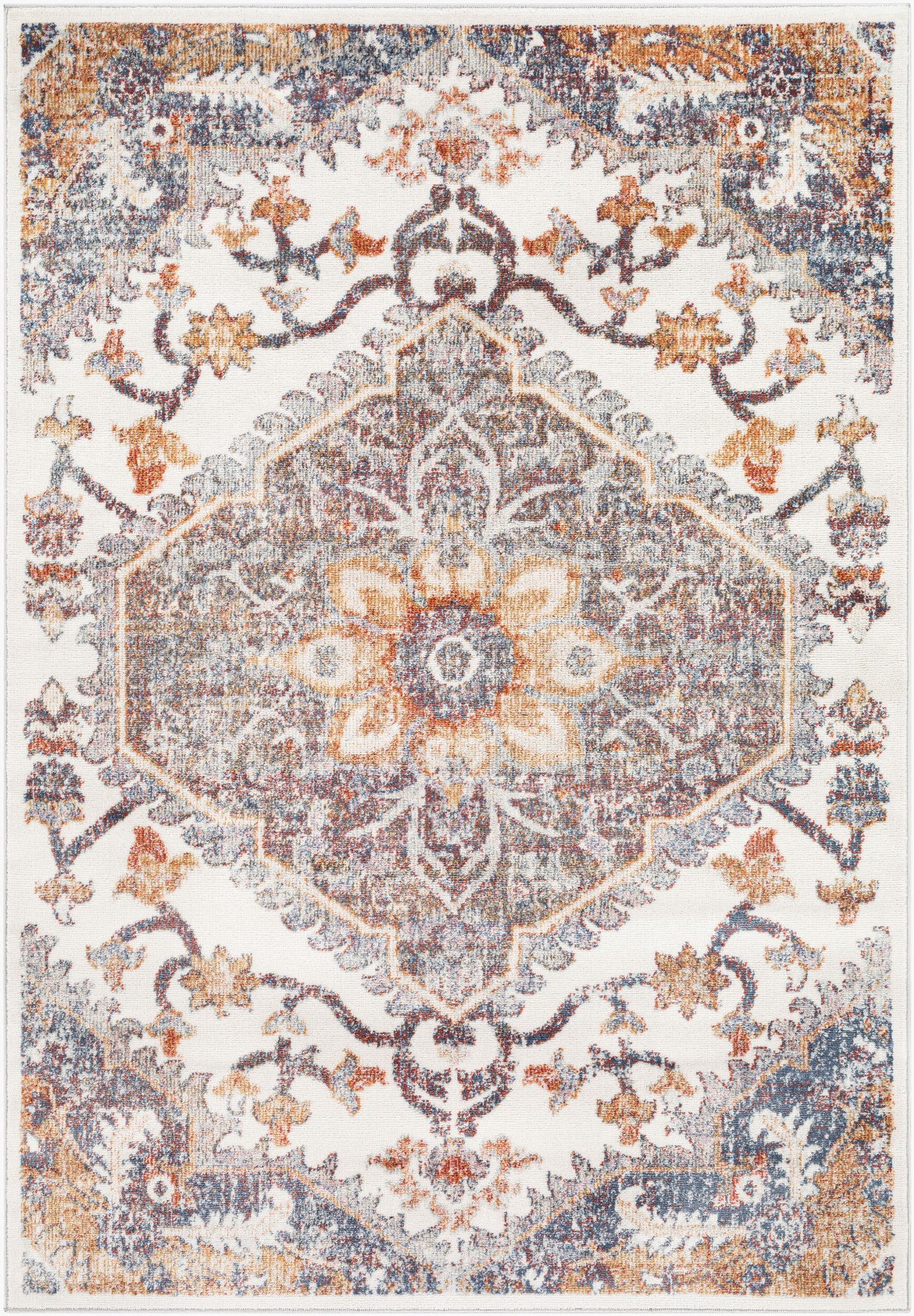 Bilbao BBO-2317 5' x 7' Machine Woven Area Rug