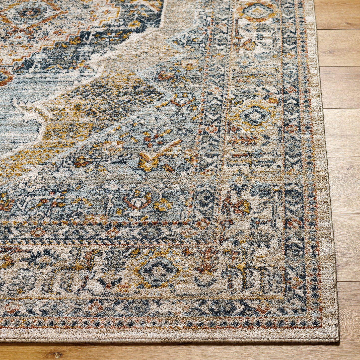 Beckham BCM-2305 7ft Runner Machine Woven Runner Rug