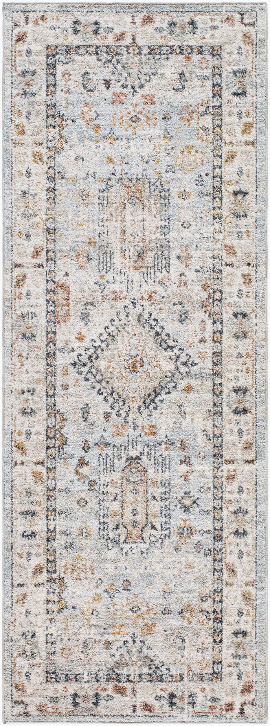 Beckham BCM-2314 7ft Runner Machine Woven Runner Rug