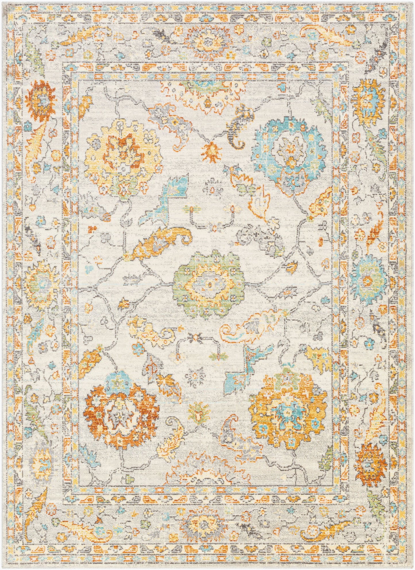 Bodrum BDM-2311 5' x 7' Machine Woven Indoor/Outdoor Area Rug