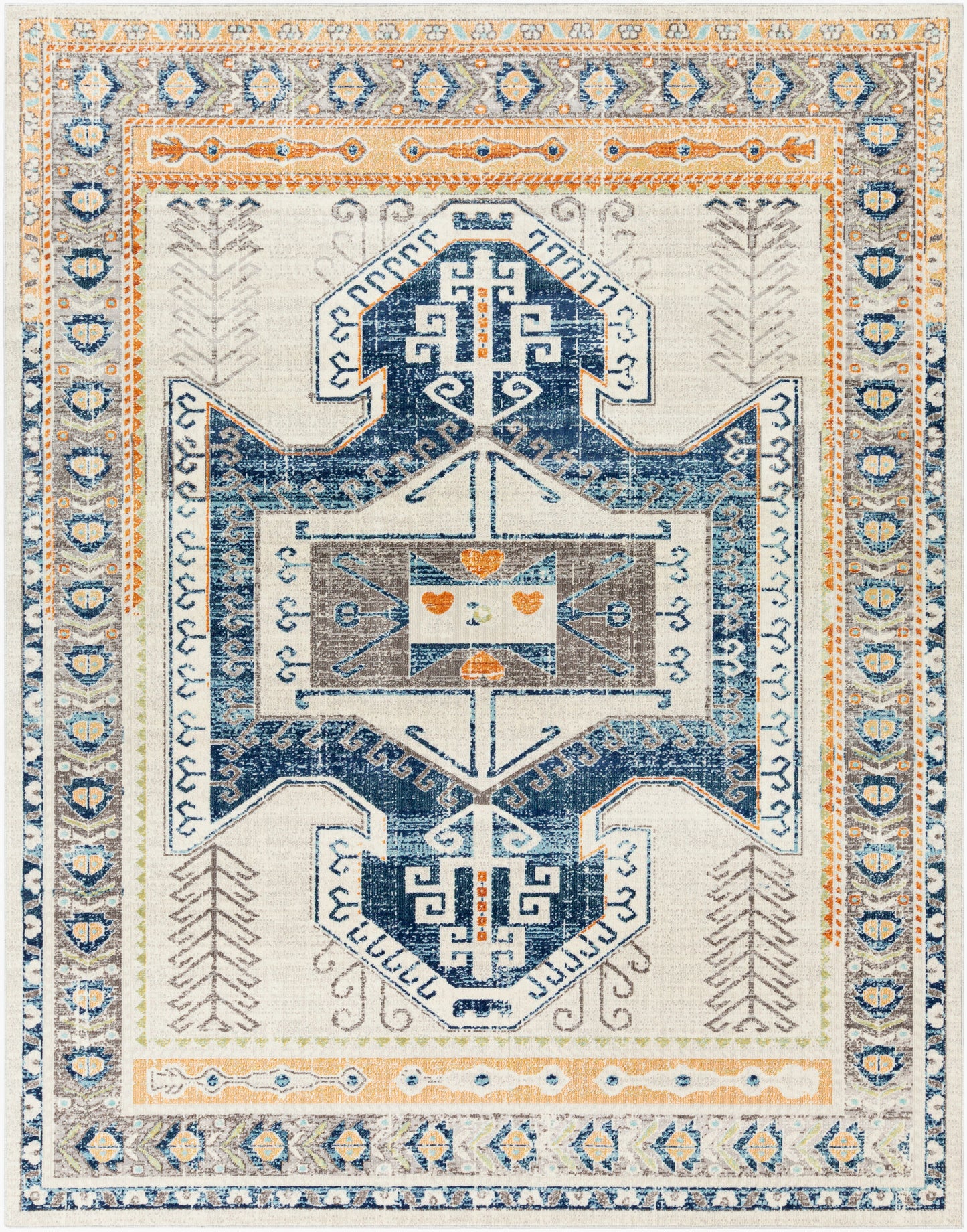 Bodrum BDM-2319 8' x 10' Machine Woven Indoor/Outdoor Area Rug