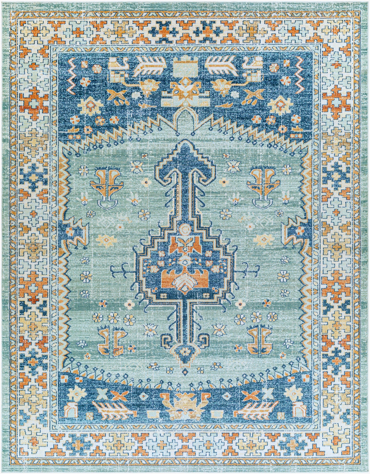 Bodrum BDM-2333 8' x 10' Machine Woven Indoor/Outdoor Area Rug