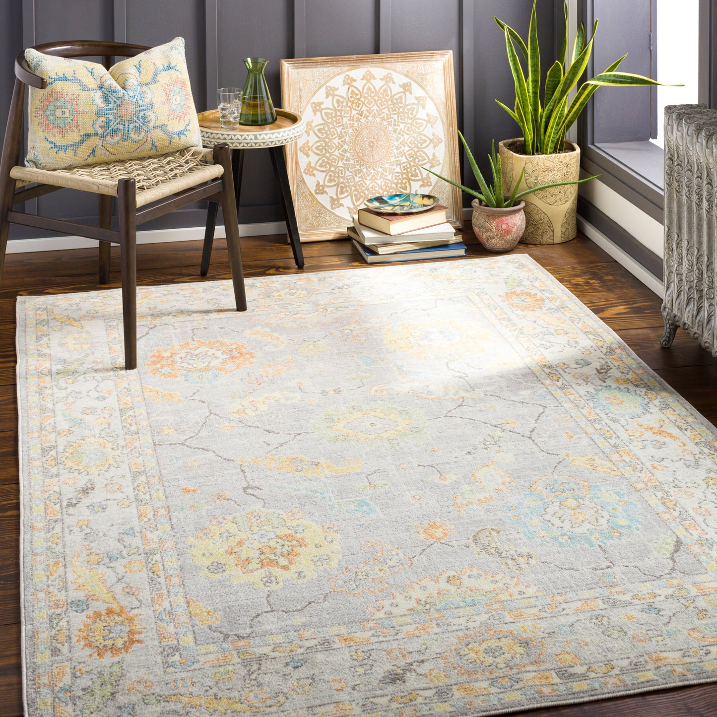 Bodrum BDM-2339 5' x 7' Machine Woven Indoor/Outdoor Area Rug
