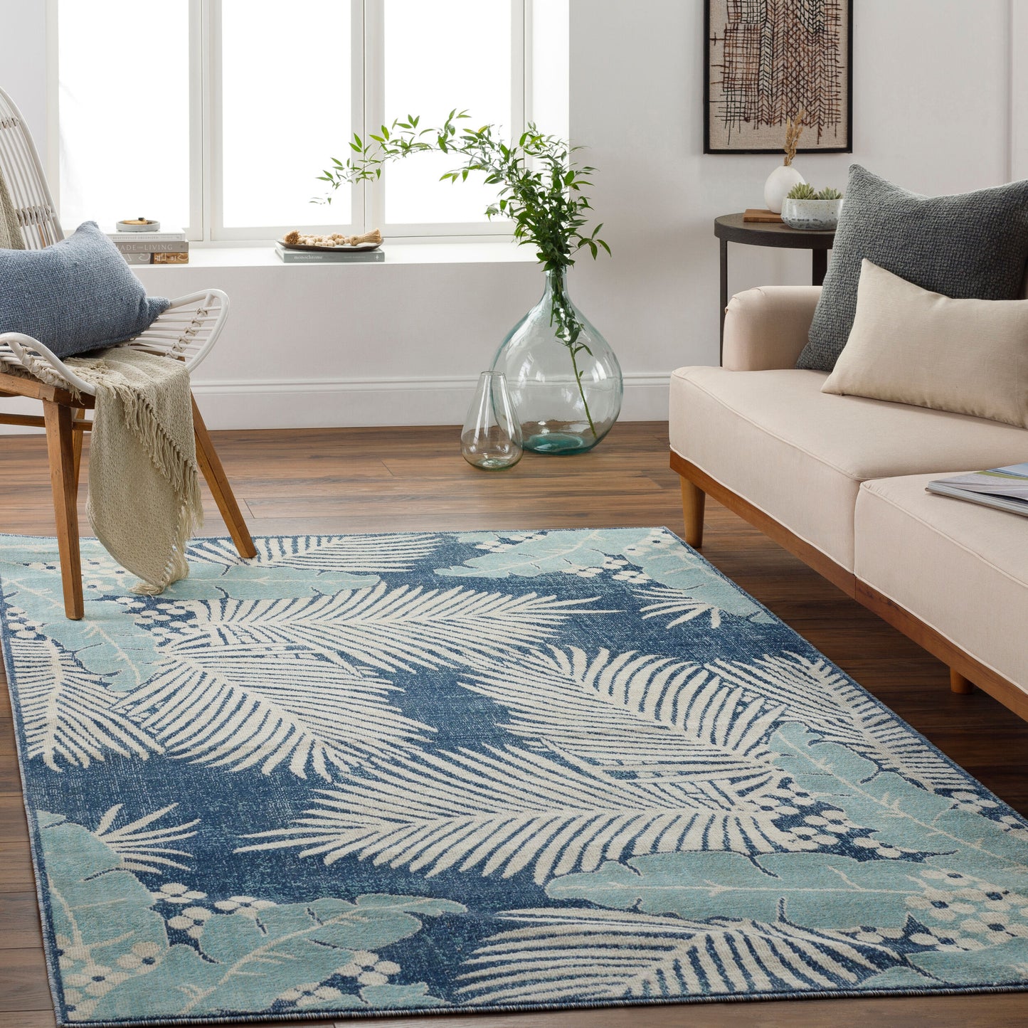 Bodrum BDM-2345 9' x 12' Machine Woven Indoor/Outdoor Area Rug