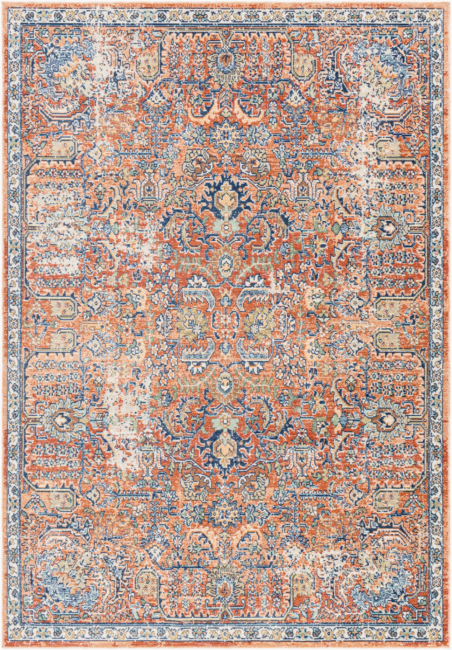 Bodrum BDM-2349 5' x 7' Machine Woven Indoor/Outdoor Area Rug