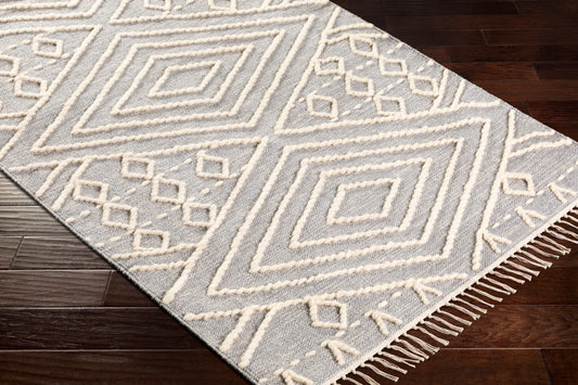 Alfombra beduina BDO-2301 de 1,52 m x 2,13 m, hecha a mano