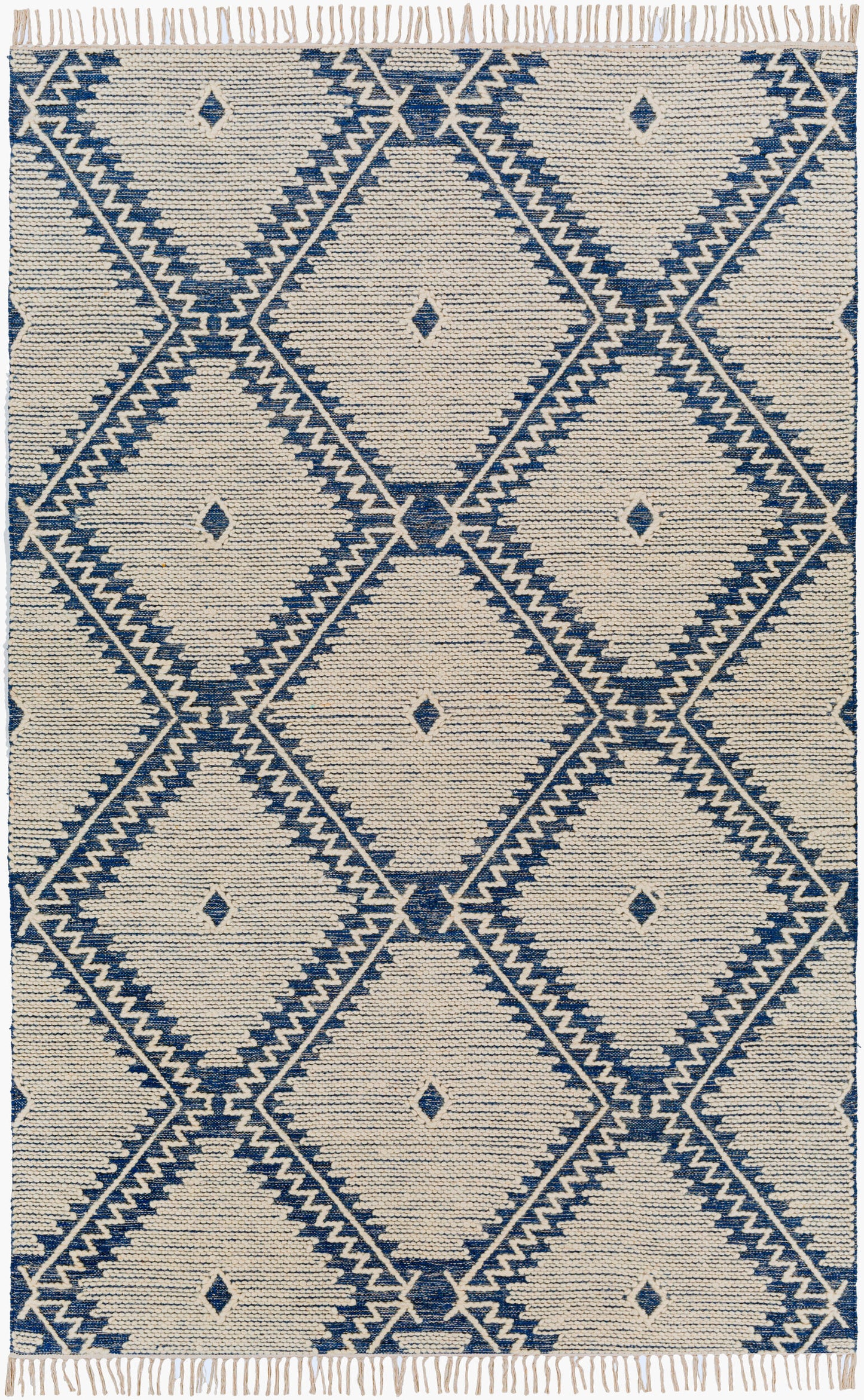 Alfombra decorativa beduina BDO-2313 de 90 x 150 cm, hecha a mano