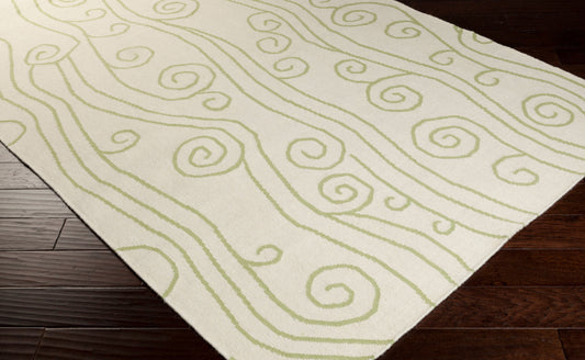 Alfombra de lana hecha a mano Boardwalk BDW-4006 de 8' x 11'