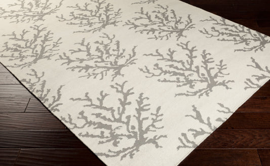 Alfombra decorativa de lana hecha a mano Boardwalk BDW-4007 de 90 x 150 cm