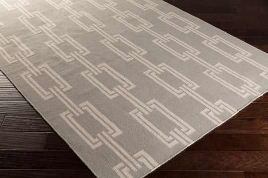 Alfombra de lana hecha a mano Boardwalk BDW-4039 de 2,4 m