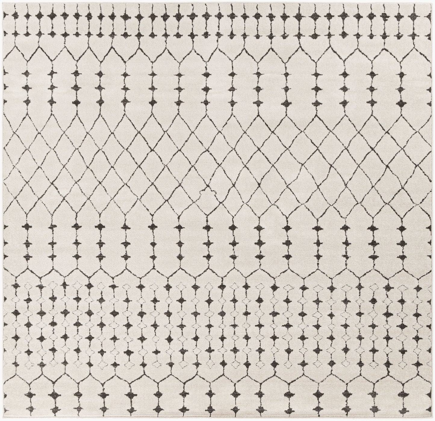 Bahar BHR-2312 6ft Square Machine Woven Area Rug