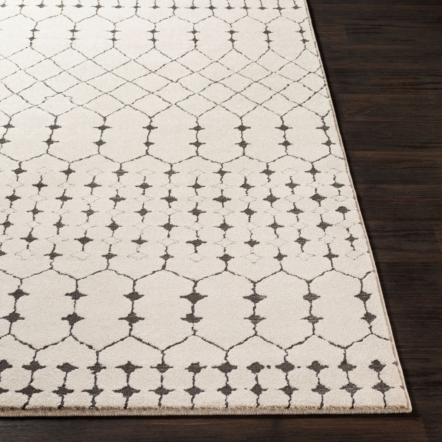 Bahar BHR-2312 6ft Square Machine Woven Area Rug