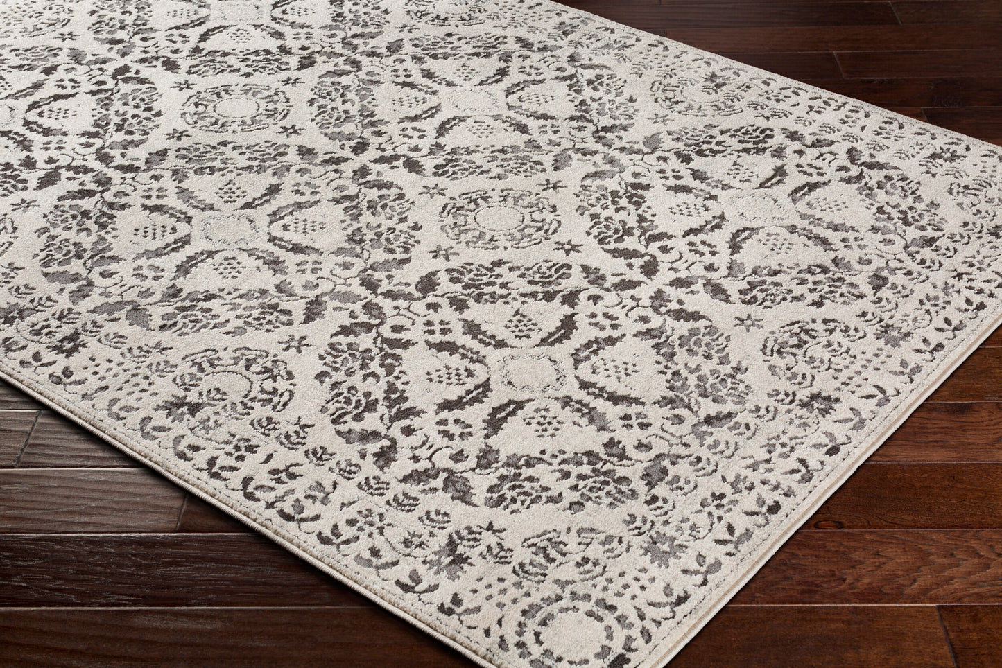 Bahar BHR-2318 5ft Square Machine Woven Area Rug