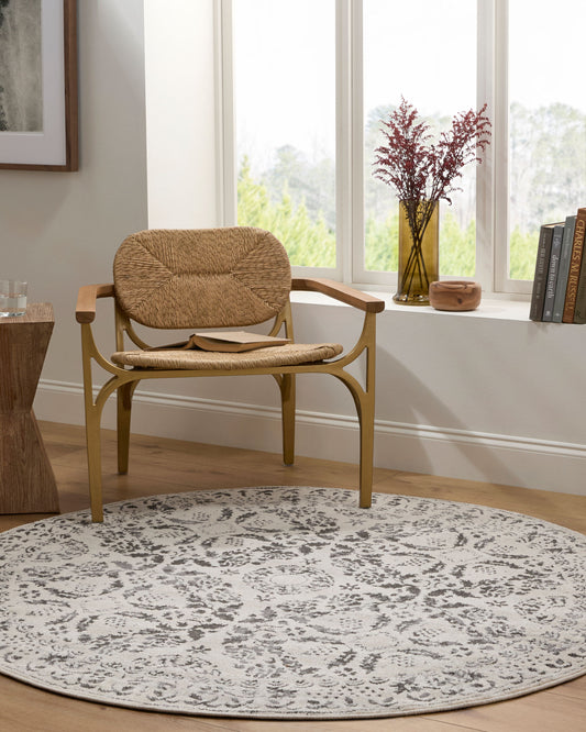 Alfombra redonda tejida a máquina Bahar BHR-2318 de 1,5 m