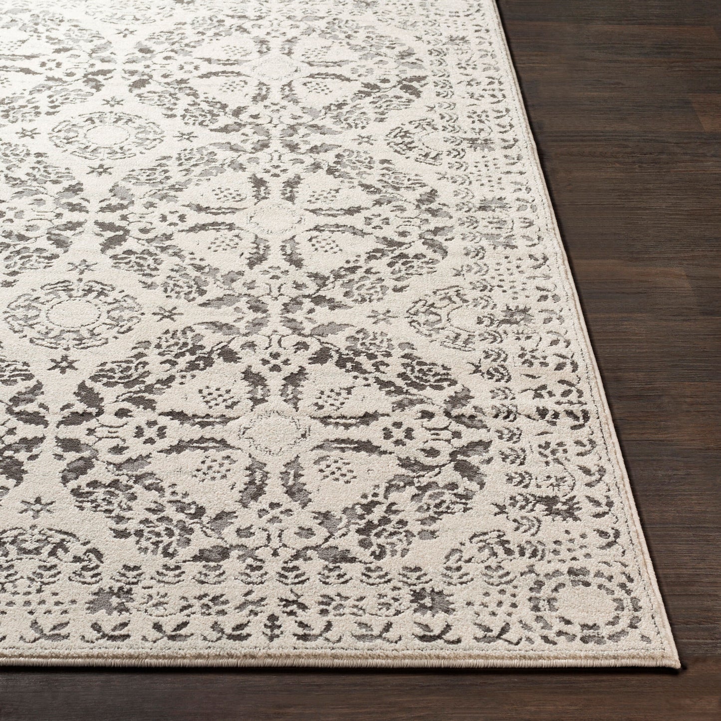 Bahar BHR-2318 6ft Square Machine Woven Area Rug