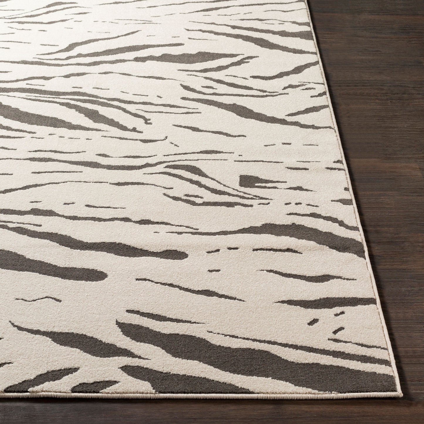 Alfombra decorativa tejida a máquina Bahar BHR-2319 de 2' x 3'