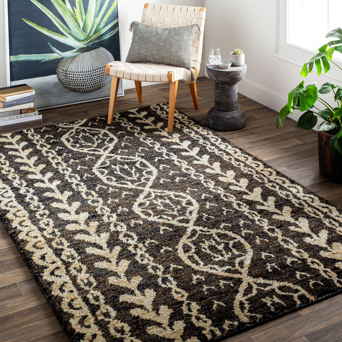 Bjorn BJR-1000 9' x 12' Handmade Jute Area Rug