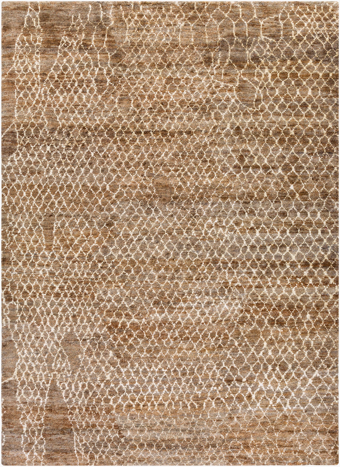 Alfombra decorativa de yute hecha a mano Bjorn BJR-1012 de 2' x 3'