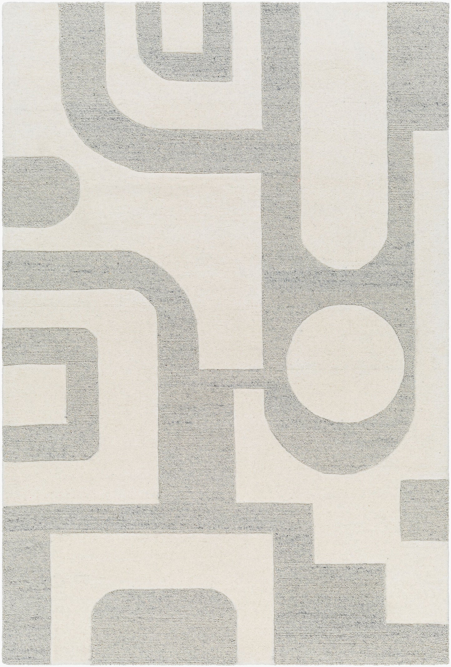 Brook BKO-2304 2' x 3' Handmade Wool Accent Rug